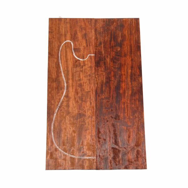 Figured Flame Bubinga Drop Top 24  x 7-1 4  x 1 4  #65-A Fashion - Image 4