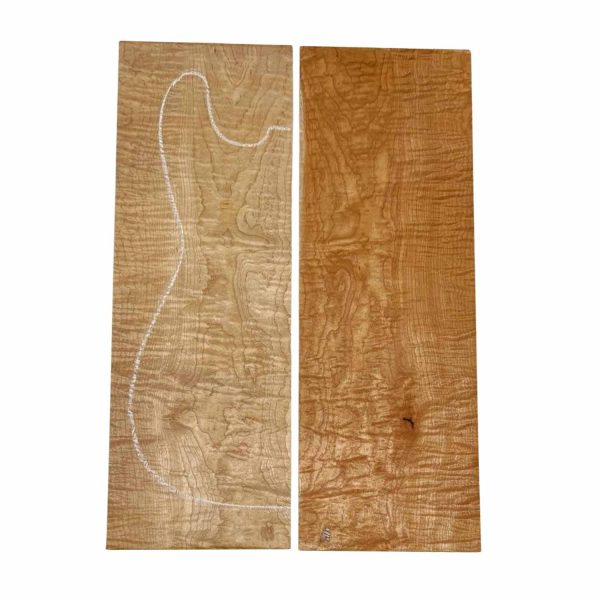 Quilted Curly Hard Maple Drop Top 21  x 7-1 4  x 1 4  #18 - B Online Sale - Image 5