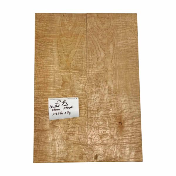 Quilted Curly Hard Maple Drop Top 21  x 7-1 4  x 1 4  #18 - B Online Sale - Image 3