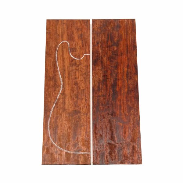 Figured Flame Bubinga Drop Top 24  x 7-1 4  x 1 4  #65-A Fashion - Image 5