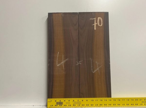 Indian Rosewood Electric Guitar Carved Tops | 21” x 7” x 1-1 4” | Book Matched Sets #70 Online Hot Sale - Image 3