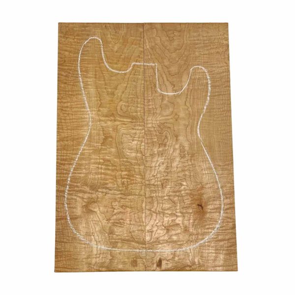 Quilted Curly Hard Maple Drop Top 21  x 7-1 4  x 1 4  #18 - B Online Sale