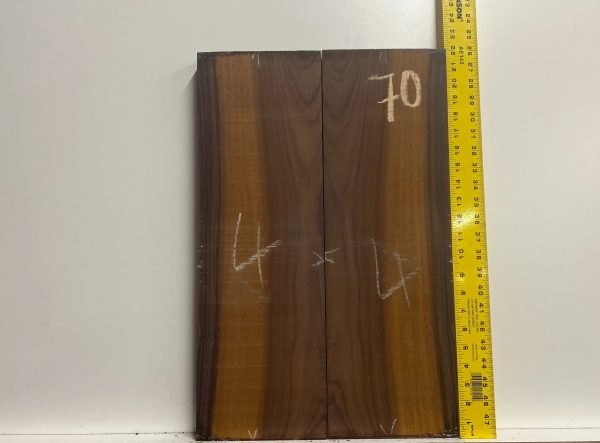 Indian Rosewood Electric Guitar Carved Tops | 21” x 7” x 1-1 4” | Book Matched Sets #70 Online Hot Sale - Image 4